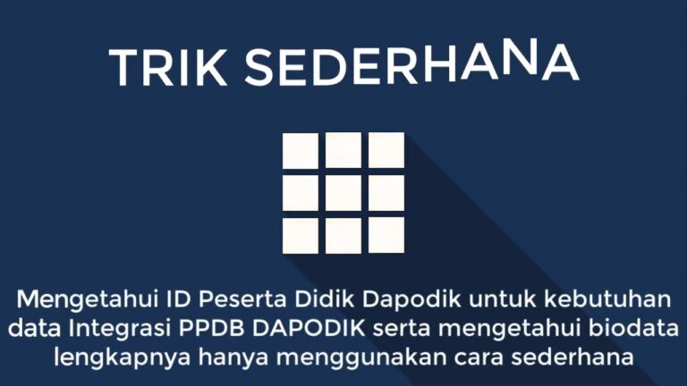 Bagaimana Cara Cek Data Lengkap Siswa Data Pendidikan