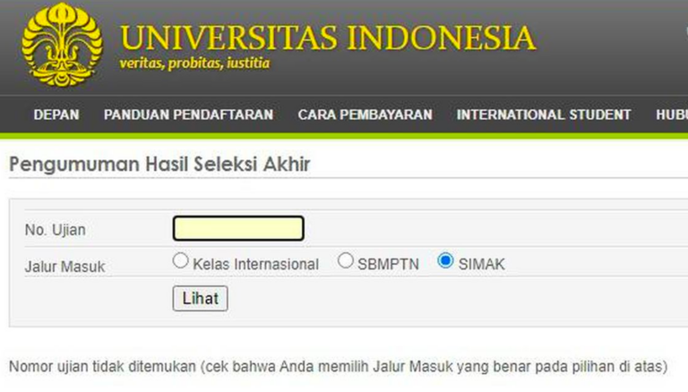 5 Cara Mendaftar Di Universitas Indonesia - Data Pendidikan